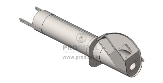 Кожух загрузочного шнека Есиль-740